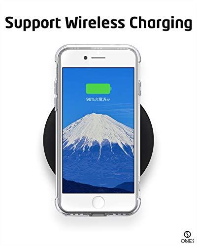 ONES for iPhone SE3 SE2 SE 8 7 Case Clear, Slim Soft TPU Silicone Cover, Military Drop Protective Thin Phone Bumper Case with Shockproof Airbags, Yellowing Resistant, Transparent - color: HD High Transparency, size: iPhone SE / 8 / 7