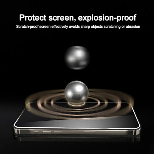 [2-Pack] Privacy Screen Protector Designed for iPhone 16 Pro Max Tempered Glass 6.9 Inch, Anti Spy, No Bubbles, Anti Scratch,Case Friendly Full Screen Coverage Tempered Glass
