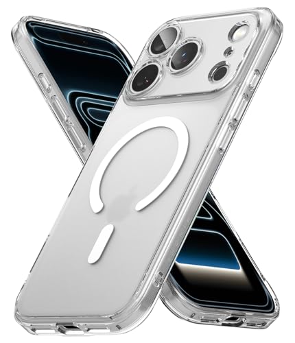 Ringke for iPhone 17 Pro Max Case [Fusion Magnetic Matte Clear] | Compatible with MagSafe, Oil & Dirt Resistant, Anti-Fingerprint Technology Prevents Oily Smudges, Feels Velvety Soft - size: iPhone 17 Pro Max