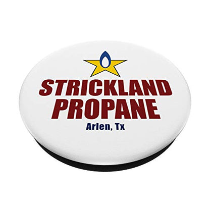 Strickland Propane - Arlen Texas Yellow Star BBQ PopSockets PopGrip: Swappable Grip for Phones & Tablets