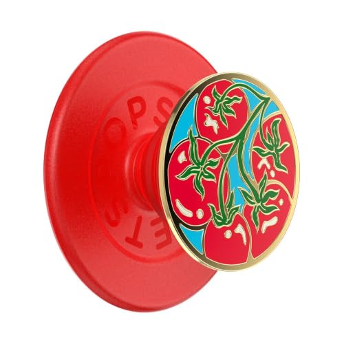 PopSockets Phone Grip for MagSafe, Magnetic Holder- Tomato Rosso - color: Tomato Rosso, style: MagSafe