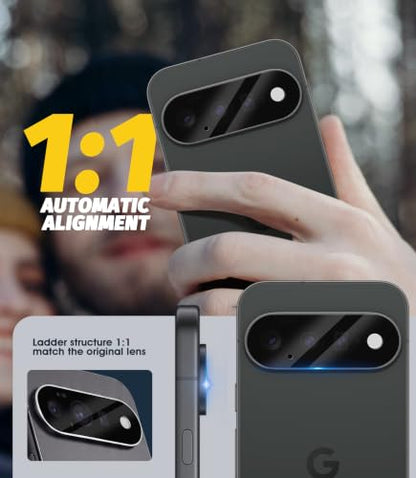 Orzero (5 Pack Camera Lens Protector Compatible for Google Pixel 11, Protector de Cámera Tempered Glass 9H Precise Camera Cutouts Anti-Scratch Does Not Affect Night Shots and Flash - size: Google Pixel 11