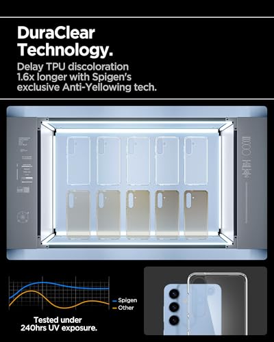 Spigen for Galaxy S25 Case, Ultra Hybrid [No Magnet Ring] [Anti-Yellowing] - Crystal Clear - color: Crystal Clear, size: Galaxy S25