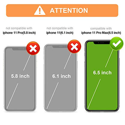 Vaburs for iPhone 11 Pro Max Wallet Case Card Holder Butterfly, Rose Gold - color: Rose Gold
