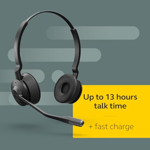 Jabra Engage 65 SE (Second Edition) Wireless Dual-Ear Headset, Black - style: Dual-Ear