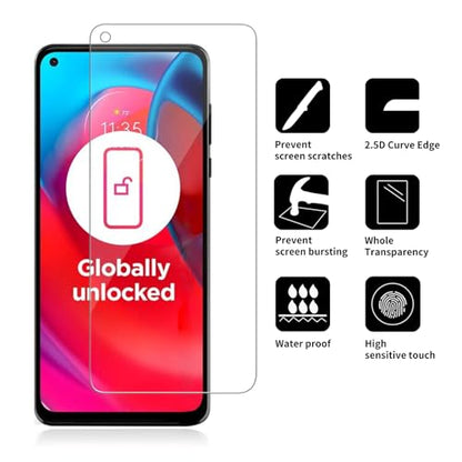 [4 Pack] iCsapr Glass Screen Protector Compatible for Motorola Moto G Stylus 5G[Not Fit for 2022 Model] (5G Version Only)[9H Hardness]HD Screen Tempered Glass,Easy Install[Case Friendly][Bubble Free] - size: Moto G Stylus 5G