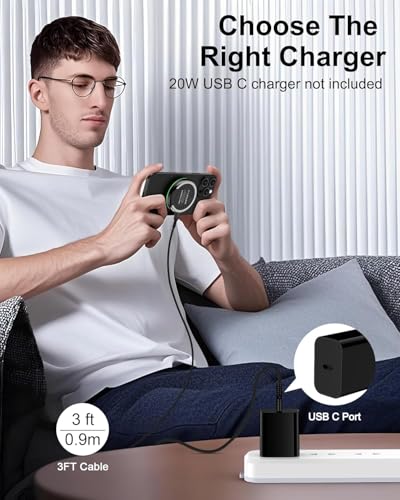 Pixel 11 Pro XL 10a Magnetic Wireless Charger Fast Charging Pad for Google - color: Black