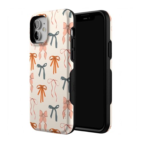 Casely iPhone 12 Mini Case | Gourdy Girlie | Harvest Bows | Bold Protective Design | MagSafe Compatible Design - color: Gourdy Girlie | Harvest Bows, size: Iphone 12 Mini