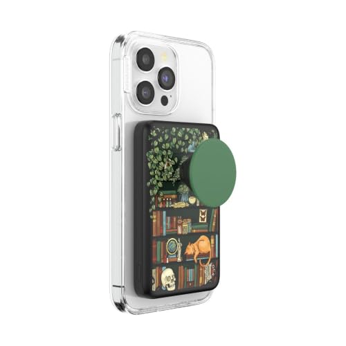 PopSockets PowerPack Phone Charger with MagSafe- Storied Shelves - color: Storied Shelves