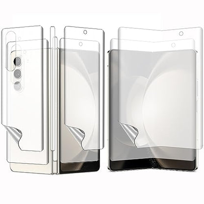 [2 Sets 8Pack] Matte Screen Protector for Z Fold 5,Soft TPU Film Ultra-Thin Anti-Glare Screen Protectors for Samsung Galaxy Z Fold 5 2023,Outside+Inside Screen+Back Cover+Side film - size: for Z Fold 5