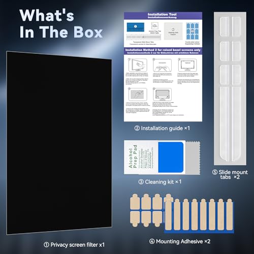 27 Inch Privacy Screen for Computer Monitor 16:9 Aspect Ratio - size: 27" (16:9)-1 pack