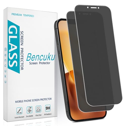 2 Pack Matte Privacy Screen Protector for iPhone 12 Pro Max