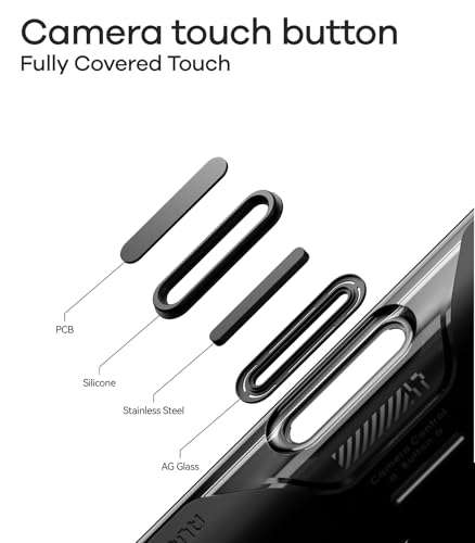 Aulumu A17 iPhone 17 Pro Max Magnetic Thermal Case | CoolHyper | with Camera Control | IMD Technology | Compatible with Magsafe | Touch Translucent Gray - color: Translucent Gray, size: iPhone 17 Pro Max