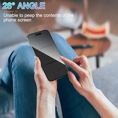 3 Pack Privacy Screen Protector for iPhone Air, Anti-Spy Glass