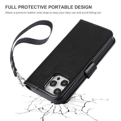 Bocasal for MagSafe Wallet Case Card Holder for iPhone 15 Pro Max Black - color: Black for MagSafe