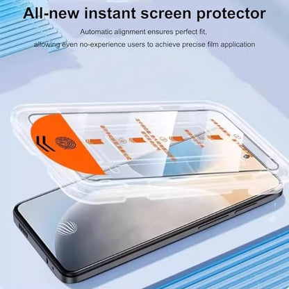 for Nothing Phone 4a/4a Pro Screen Protector with De-Bubble Card, 9H Hardness Military-Grade Shatterproof Protection Tempered Glass flim, Case Friendly, Anti-Scratch (2 PACK) - color: Nothing Phone 4a Pro