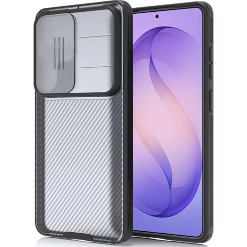 Nillkin for Samsung Galaxy S26 Ultra Case with Camera Cover, [Lens Protection] Mil-Grade Shockproof Protective Bumper Hard Cover Slim Phone Case for Galaxy S26 Ultra Cases 6.8'' Clear Black - color: Clear, size: Galaxy S26 Ultra Camera Protection Case