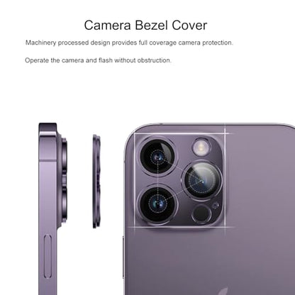 [Green][2 Pack] Camera Lens Protector for iPhone 15/15 Plus,Ultra HD 9H Tempered Glass Camera Cover screen Metal Ring Case Friendly Scratch Resistant Easy to Install - color: Green