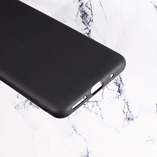 Protective Case for Moto G Power 2021 - Black | 6" Slim Shockproof Bumper Back Cover Anti-Scratch Flexible TPU Shell, Grip-Friendly - color: Black