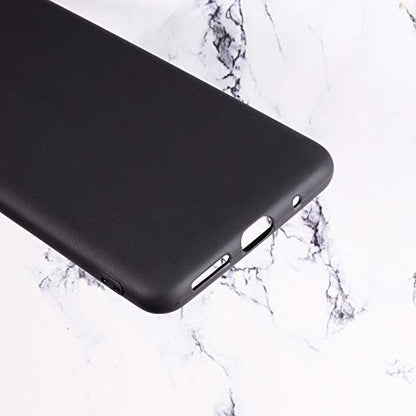 Protective Case for Moto G Power 2021 - Black | 6" Slim Shockproof Bumper Back Cover Anti-Scratch Flexible TPU Shell, Grip-Friendly - color: Black