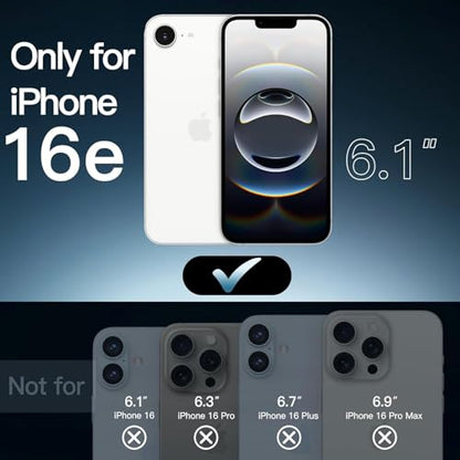 Battery Case for iPhone 16e/17e, Upgraded 10800mAh Rechargeable Portable Extended Battery Pack Supported Qi Wireless Charging Case Compatible with iPhone 16e/17e(6.1 inch) Charger Cover(Black) - size: iPhone 16e/17e