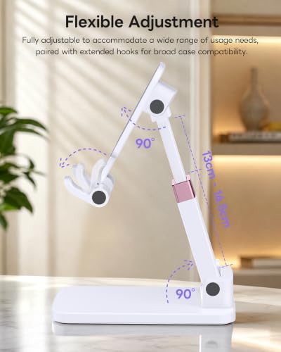 Cell Phone Stand Cute Mobile Holder For iPhone Desk Office Accessories - color: 01-White
