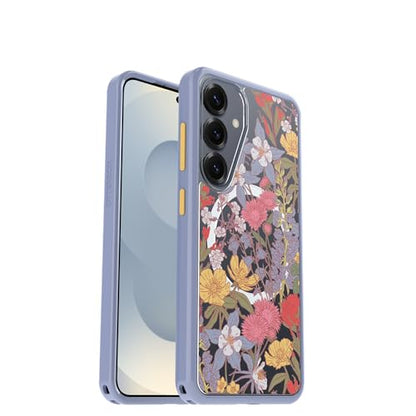 OtterBox Samsung Galaxy S25 Symmetry Series Clear Magnet Case - Wildflower - color: Wildflower, style: Samsung Galaxy S25
