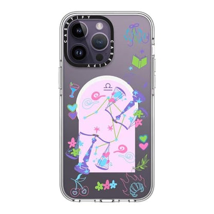 CASETiFY for iPhone 14 Pro Max Case - Impact Clear Compatible with MagSafe | Not Yellowing | 6.6 ft. 3X Military Grade Drop Protection | Libra | Clear - color: Libra (Clear), size: Iphone 14 Pro Max (6.7")