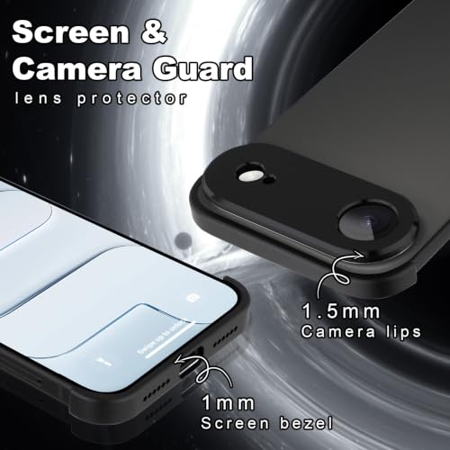 Phone Case Crafted for iPhone Air.Black - color: Black, size: iPhone Air
