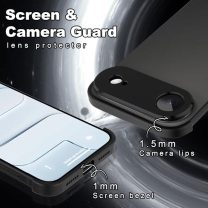 Phone Case Crafted for iPhone Air.Black - color: Black, size: iPhone Air