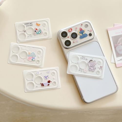 Scratch Animal Series Lens Cover For Phone 17PM Feature Easy Setups And Safe Protections Tempered Glass Camera Cover - color: gray elephant