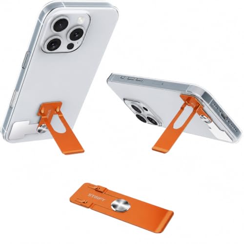 Phone Slim Stand Thin Kickstand for iPhone Phone Case Orange 1-Pack - color: Orange