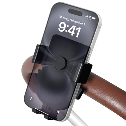 Baby Stroller Phone Holder, Universal Handlebar Phone Mount Black