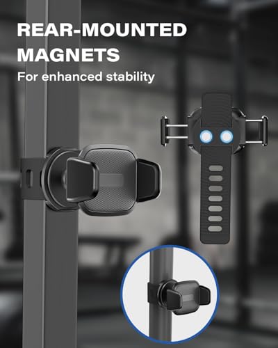 OQTIQ Phone Holder for Peloton Bike, Exercise Bike Handlebar Phone Mount