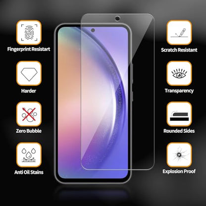 3 Pack for Samsung Galaxy A54 5G Screen Protector - size: Galaxy A54 5G