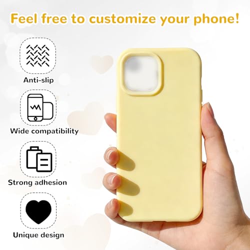 8pcs Heart Phone Charm Holder, 1inch Cell Phone Charm Hook - color: gold, silver, size: 2.5cm