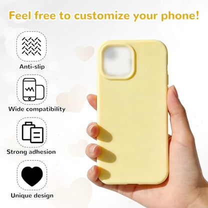 8pcs Heart Phone Charm Holder, 1inch Cell Phone Charm Hook - color: gold, silver, size: 2.5cm