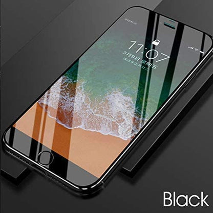 IFLASH iPhone 8, 7 Full Cover Screen Protector, [2 Pack] Full Coverage Tempered Glass Screen Film for Apple iPhone 8, 7 4.7” Inch - Bubble Free/edge-to-edge Screen Protector - Black - color: iPhone 7/8 4.7" (Black)