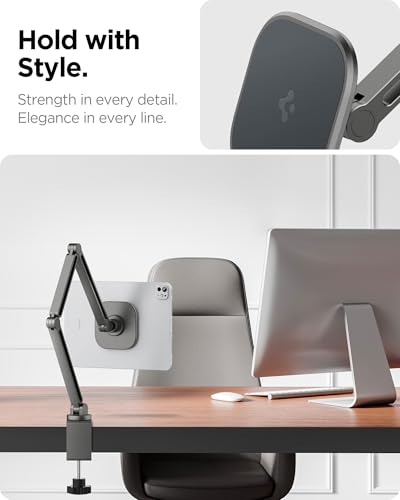 Spigen OneTap Clamp Tablet Stand, Magnetic Multi-Angle - size: Clamp Tablet Stand