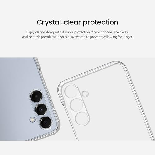 Samsung Galaxy A16 5G Clear Phone Case, Durable, Anti-Scratch Finish, Anti-Yellowing Design, Protective Cover, US Version, EF-QA166CTEGUS - color: Transparent, style: A16