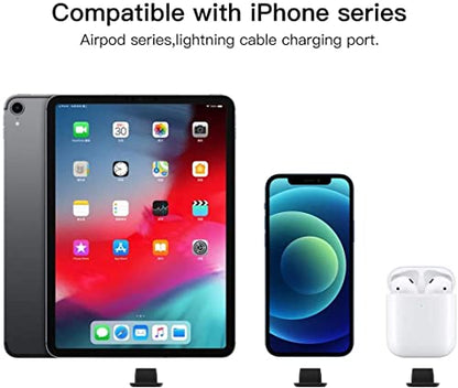 20x iPhone Dust Plug Cover, Anti Dust Port Plugs for iPhone 14, 14 Pro Max, iPhone 13, 13 Pro Max, 12, 11, 11 Pro, X, XS, XR, 8, 7, iPhone Charging Port Plug | Lightning Dust Plug - size: 20PACK
