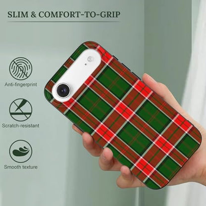 Clan Pollock TartanAnti-Yellowing Soft TPU Phone Case for iPhone 17, Shockproof and Scratch-Resistant Case - color: black-style-242