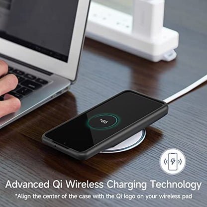 LVFAN 4700mAh Backup Portable Charger Phone Case for Samsung Galaxy S22 | 6.1" Fast Wireless Charging External Portable Charge Case