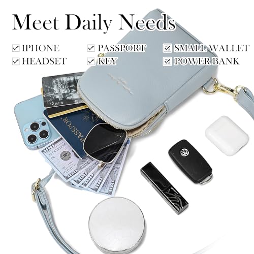 Travel Small Sling Bag for Women Anti Theft Crossbody Bags Purses Cross Body Fanny Pack Over the Shoulder Bag(0-Light Blue) - color: Light Blue