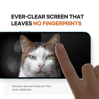 Screen Protector Film (3-Pack) for iPhone 15/15 Pro, [Matte] Anti Glare, Perfect Touch, Easy Installation with Guide tool…