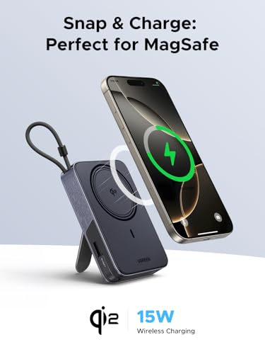 UGREEN 10000mAh Qi2 15W Magnetic Power Bank PD 30W for iPhone 18 Pro