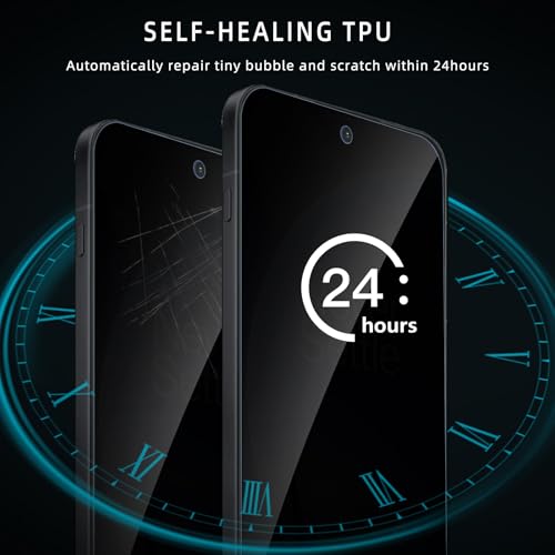 Privacy Screen Protector for One Plus 15R, Flexible TPU Protective Film [2+2 Pack] Camera Lens Protector [3D Full Coverage] [Anti-Spy] [Scratch-Resistant] for Oneplus 15R - size: One Plus 15R