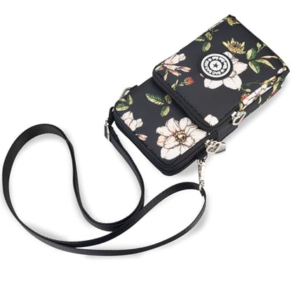 JANKS Small Crossbody Bags for Women Mini Cell Phone Purses Handbag Shoulder Bag - color: 013 Hanlan Flower