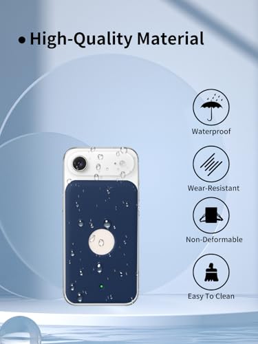 Compatible with Apple iPhone Air MagSafe Battery,UYRUREL Premium Silicone Shockproof Protection Ultra-Thin Design, Comfortable and Skin-Friendly,Blue. - color: Blue