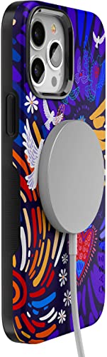 Casely iPhone 14 Pro Max Case | Viva La Vida | Frida Kahlo Collage | Bold Protective Design | Compatible with MagSafe - color: Frida Kahlo | Viva La Vida | Floral Collage
